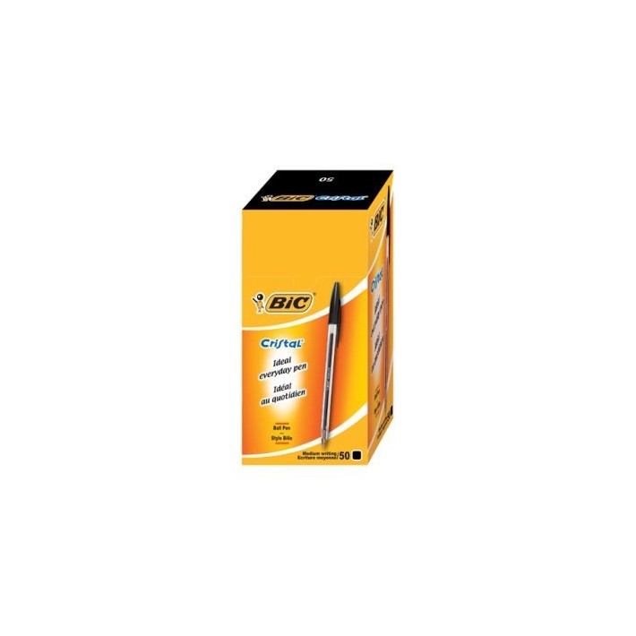BIC Cristal Nero Medio 50 pz