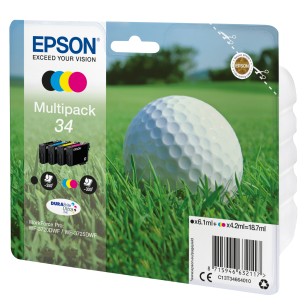 Epson Golf ball Multipack 4 colori DURABrite Ultra...