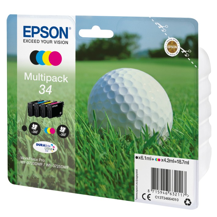 Epson Golf ball Multipack 4 colori DURABrite...