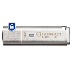 Kingston Technology IronKey 64GB IKLP50 AES USB, w/256bit...