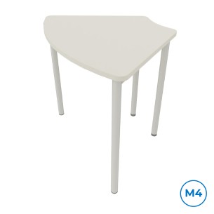 Tavolo su Ruote 1/6 di Cerchio - Altezza M4 - Dimensioni...