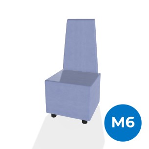 Forma Morbida Flora Rettangolo Stretto con Schienale Alto...