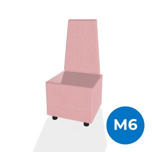 Forma Morbida Flora Rettangolo Stretto con Schienale Alto...