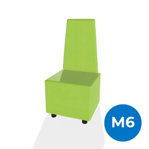 Forma Morbida Flora Rettangolo Stretto con Schienale Alto...