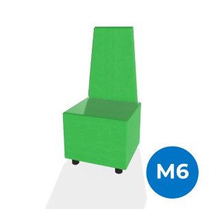 Forma Morbida Flora Rettangolo Stretto con Schienale Alto...