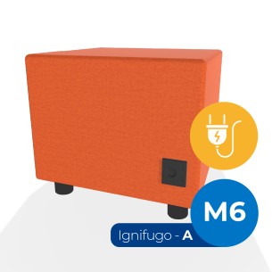 Forma Morbida Flora Rettangolo Stretto in Tessuto...