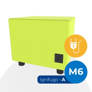 Forma Morbida Flora Rettangolo Stretto in Tessuto...