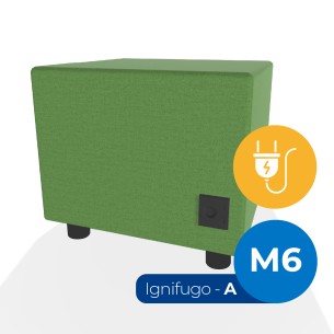 Forma Morbida Flora Rettangolo Stretto in Tessuto...