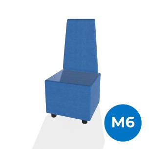 Forma Morbida Flora Rettangolo Stretto con Schienale Alto...