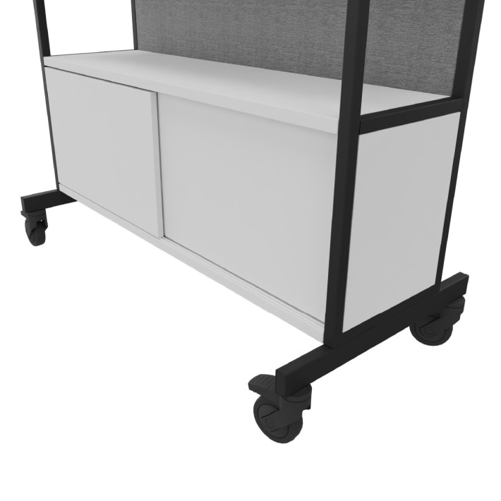 Libreria Worklab su Ruote - Modello con 2...