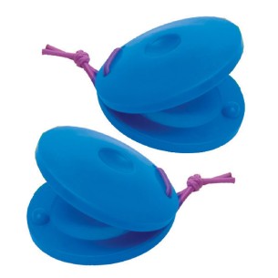 Coppia di Nacchere in Materiale Acrilico - Dimensioni ø 6 cm 2