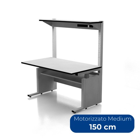 Tavolo Tecnico KE Motorizzato Medium 1500 in Laminato Antigraffio e Antistatico - Dimensioni...