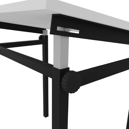 Tavolo MINI Architetto Telescopico con Piano in Melaminico - Dimensioni Piano 60 x 78 cm -...