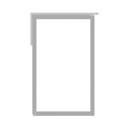 Tavolo Pino R in Melaminico con Ruote - Dimensioni 50 x 60 x 76 cm (M6) - Colore Piano...