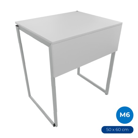 Tavolo Pino R in Melaminico con Ruote - Dimensioni 50 x 60 x 76 cm (M6) - Colore Piano...