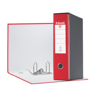 Esselte EUROFILE raccoglitore ad anelli Rosso