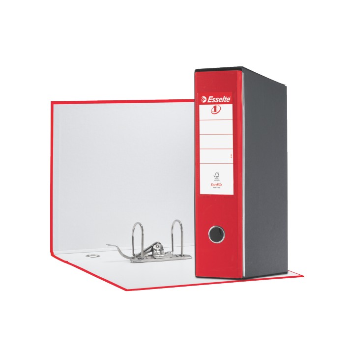 Esselte EUROFILE raccoglitore ad anelli Rosso