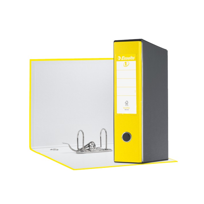 Esselte EUROFILE raccoglitore ad anelli Giallo