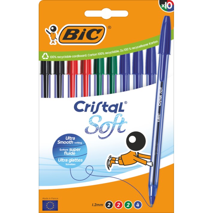 BIC 516359 penna a sfera Nero, Blu, Verde,...
