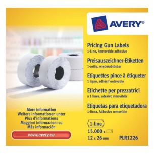 Avery PLR1226 etichetta autoadesiva Etichetta con prezzo...