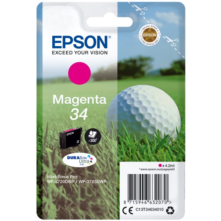 Epson Golf ball Inchiostro magenta singolo...