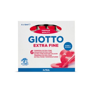 Giotto 352008 colore a tempera 12 ml Tubo Rosso