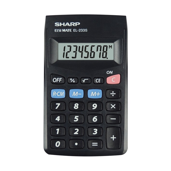 Sharp EL-233S calcolatrice Tasca Calcolatrice...
