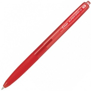 Pilot Super Grip G Rosso Penna a sfera retrattile a clip...