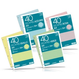 Blasetti 6788 ricambi per quaderni 150 x 210 mm (A5) 40...
