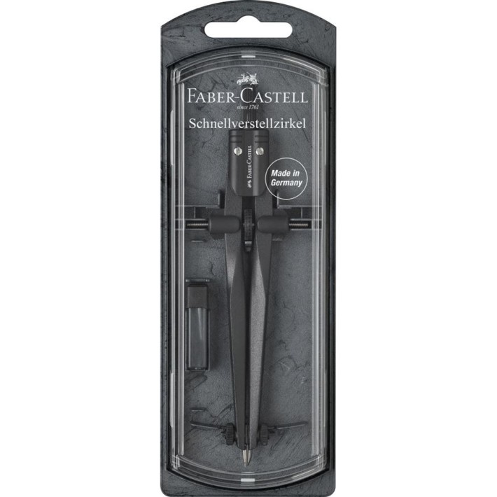 Faber-Castell 174530 compasso Nero 1 pz