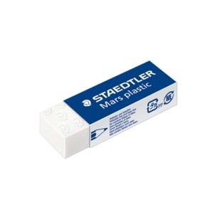 Staedtler Mars plastic gomma per cancellare Bianco 20 pz