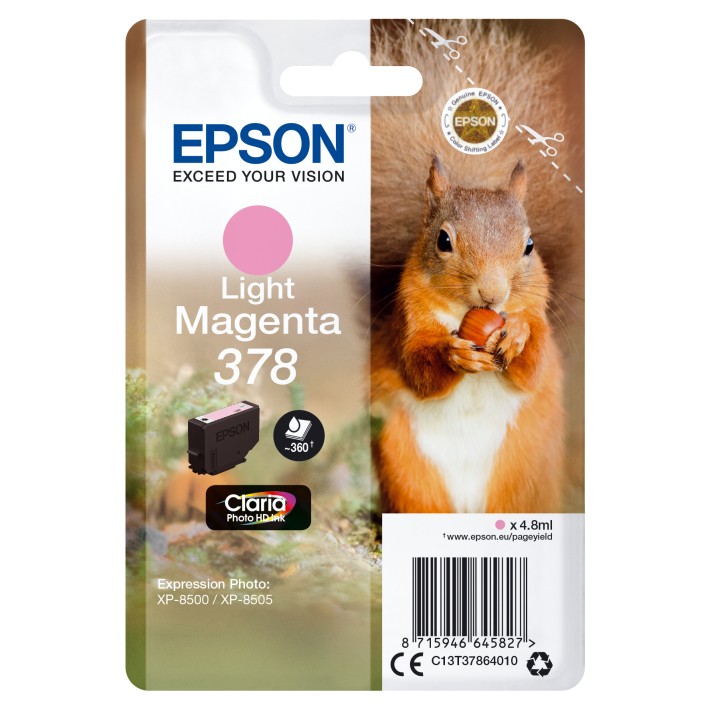 Epson Squirrel Singlepack Light Magenta 378...