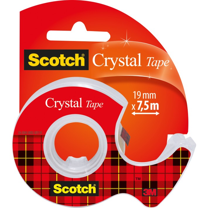 Scotch Nastro adesivo ® Crystal 19mm x 7.5m con...