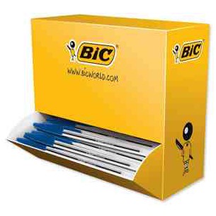 BIC Cristal Medium Blu Penna a sfera Medio 100 pz