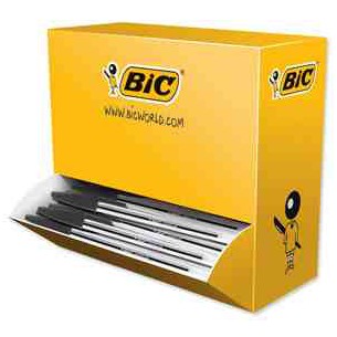 BIC Cristal Medium Nero Penna a sfera Medio 100 pz