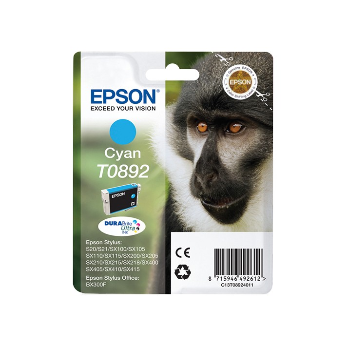 Epson Monkey Inchiostro ciano singolo DURABrite...