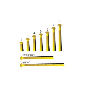 Molho Leone Cometa 3 fermacampioni 100 pz