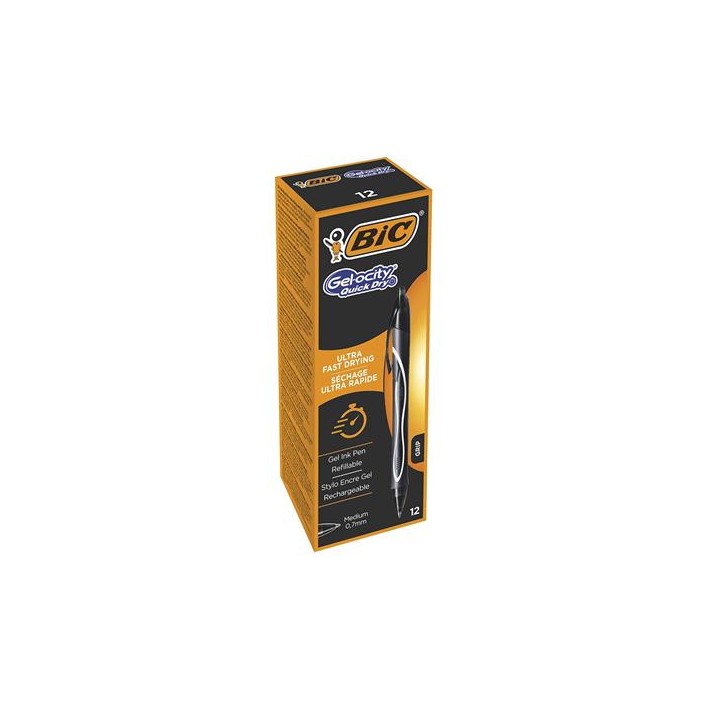 BIC Gel-ocity Quick Dry Nero Penna a sfera...