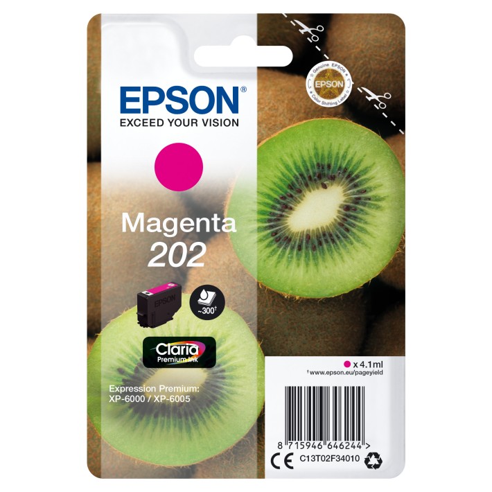Epson Kiwi Singlepack Magenta 202 Claria...