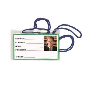 Lebez 31-100-BL-B badge e porta badge Supporto per badge...