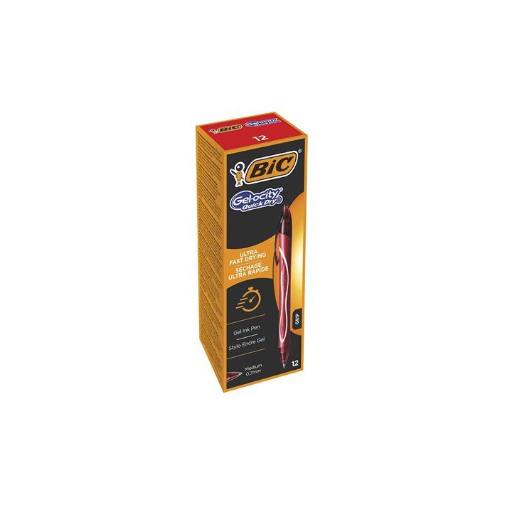BIC Gel-ocity Quick Dry Rosso Penna a sfera...