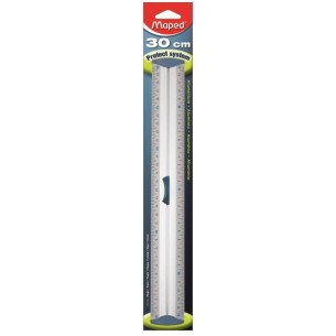 Maped 120130 righello 30 cm Alluminio