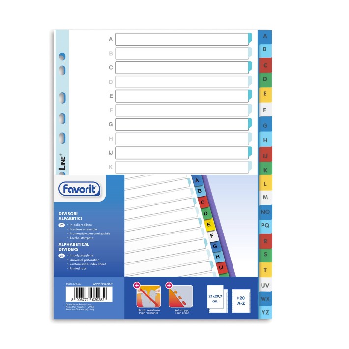 Favorit 400132466 intercalare Indice a...