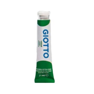 Giotto 355012 colore a tempera 21 ml Tubo Verde