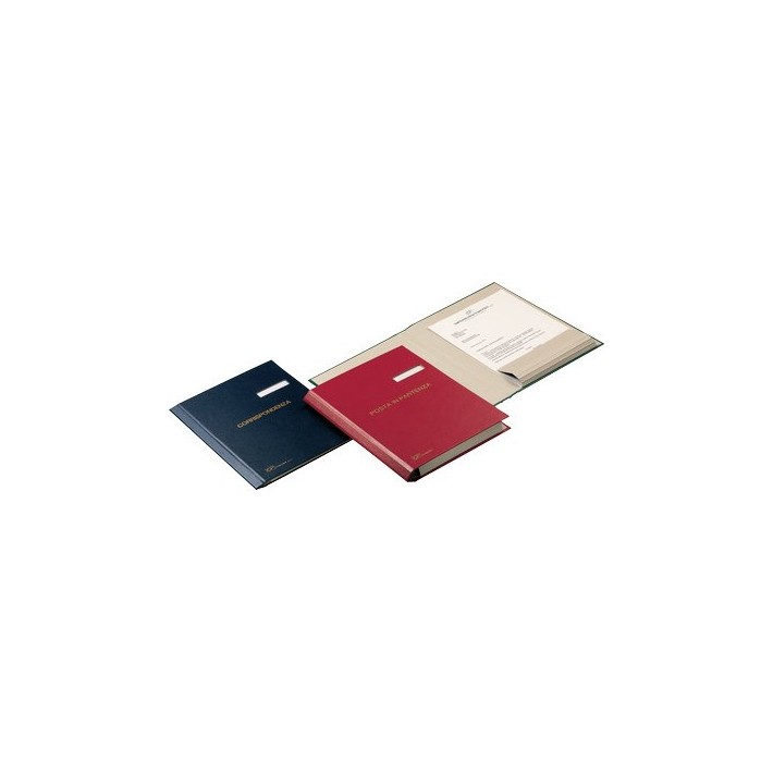 Fraschini Document Folder 601 Finta pelle Rosso...