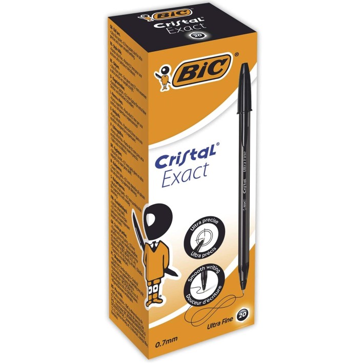 BIC Cristal Exact Nero Penna a sfera Ultra...