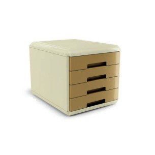 ARDA 18P4PCA cassettiera ufficio Beige Plastica