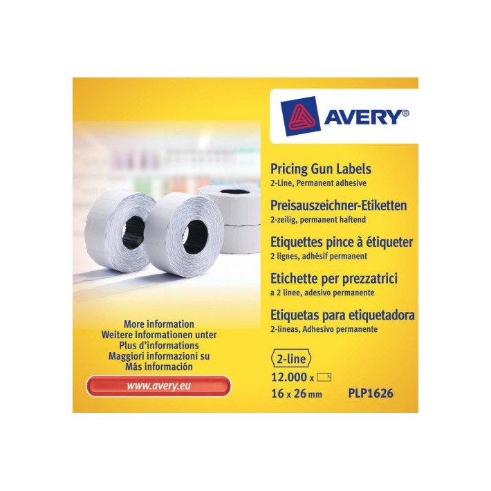 Avery PLP1626 etichetta autoadesiva Etichetta...