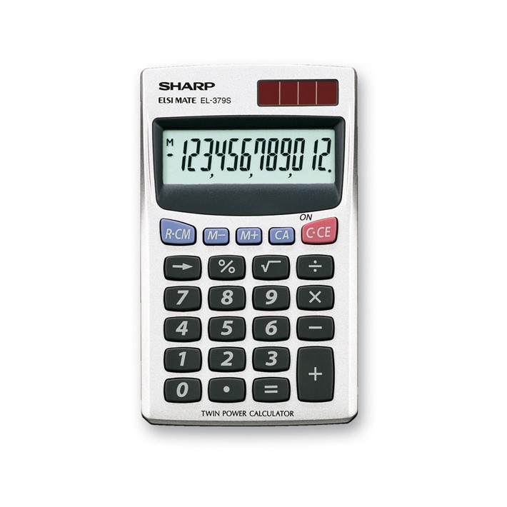 Sharp EL-379SB calcolatrice Tasca Calcolatrice...