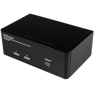 StarTech.com Switch KVM a 2 porte DisplayPort per doppio...